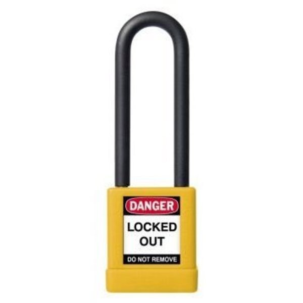 Accuform BRASS BODY PADLOCKS BODY HEIGHT 1 KDL442YL KDL442YL